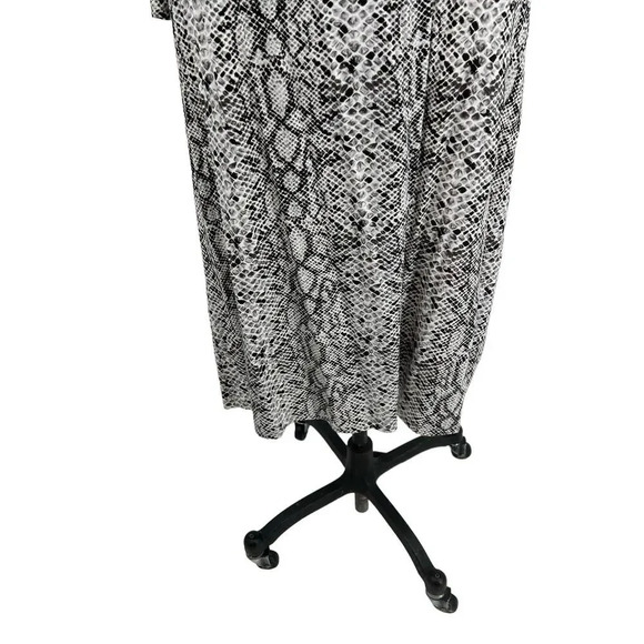 Good American The Runaround Wrap Dress Python Print Size 0 / XS - Picture 3 of 12